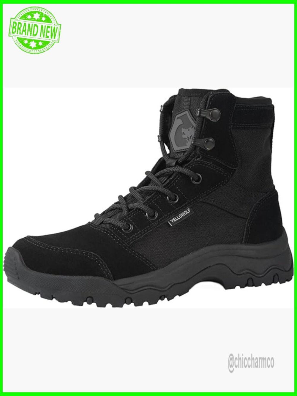 6 inch Lightweight Tactical Combat Boots Army Desert Boots Lace Up Water